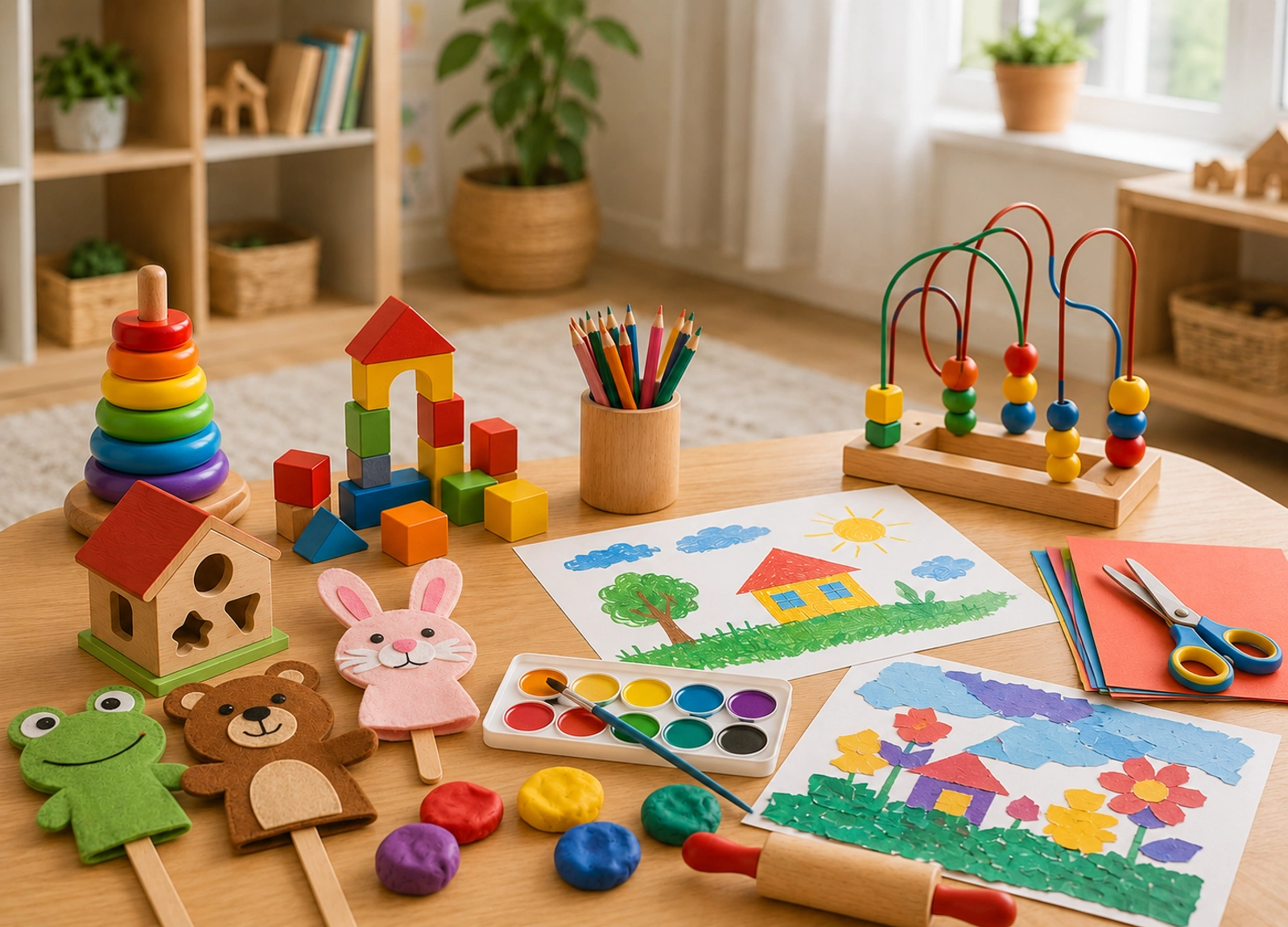 Atividades para crianças dos 3 aos 5 anos que promovem aprendizagem através da brincadeira.