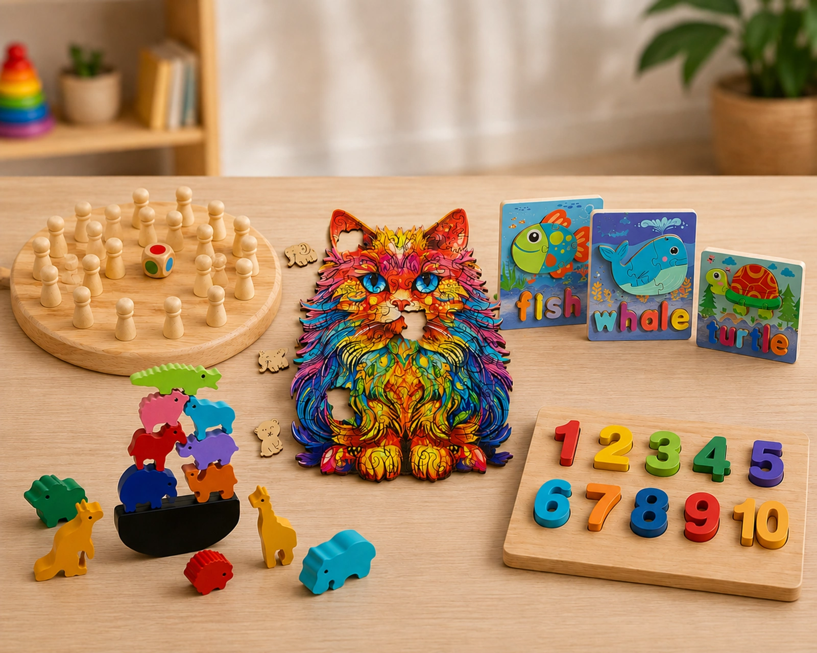 Jogos educativos para crianças que desenvolvem criatividade, aprendizagem e pensamento crítico.