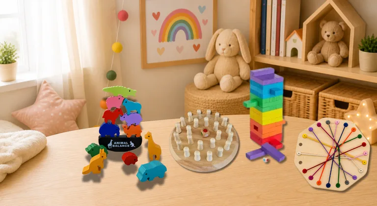 Wooden games for children